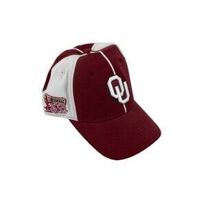Oklahoma Sooners Ball Cap Hat Team Spirit Embroidered Panel Schooner NCAA